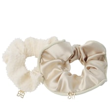 Scrunchie-Set Nude