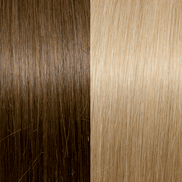 Keratin Hair Extensions 60/65 cm - Meches: 12/DB2, gold blond copper/golden light blond