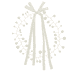Wire Hair Accessory With Pearls - Gold