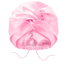 Double Layer Satin Bonnet - Pink