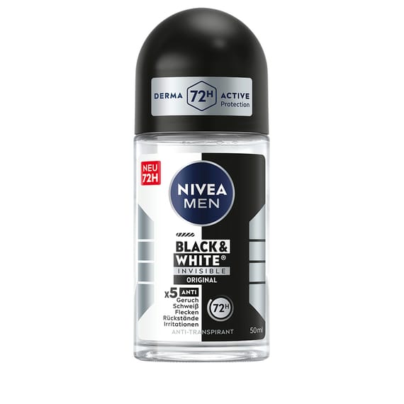 Deo Black & White Invisible Original Roll-on 