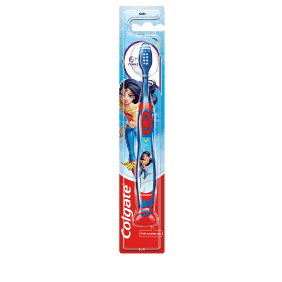 Wonderwoman or Batman Toothbrush 6+