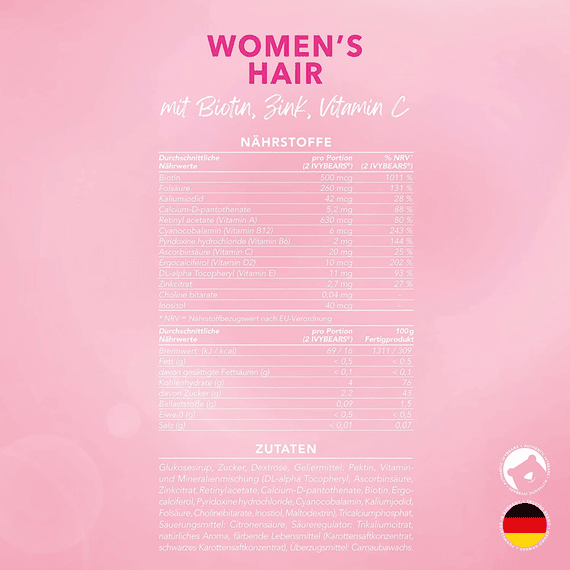 Haarvitamine für Frauen