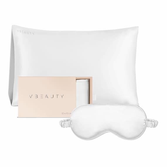 Silk Pillowcase & Sleep Mask Set