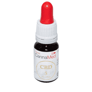 Huile de coco avec 5% de CBD