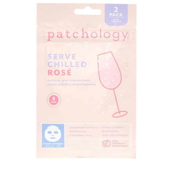 Serve Chilled Rosé Sheet Mask - 2 Pack