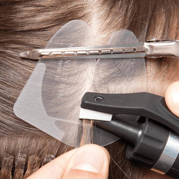 Keratin Hair Extensions 60/65 cm - 1B, black