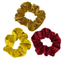 Manchester Scrunchies - curry, senape e rosso