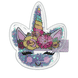 Chat-Unicorne Beakclip Avec Élastiques Pour Cheveux – Violet