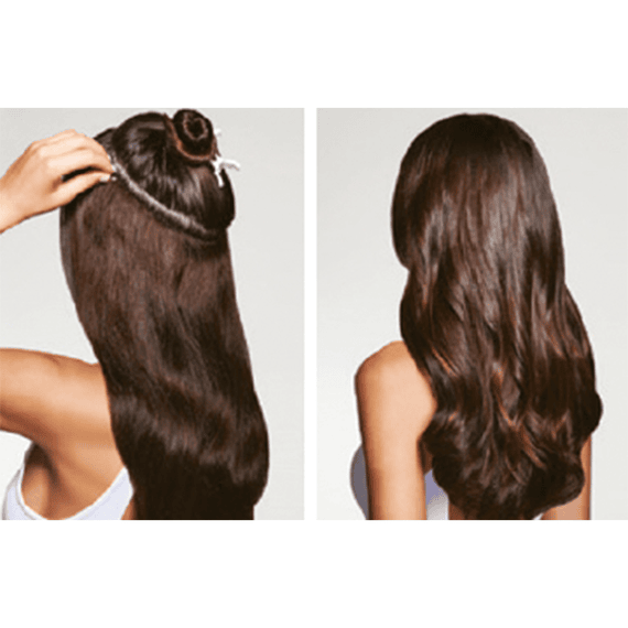 Hair band with hair extensions hot sale