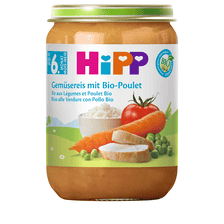 Gemüsereis mit Bio-Poulet