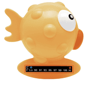 Bath Thermometer Globe Fish - Orange