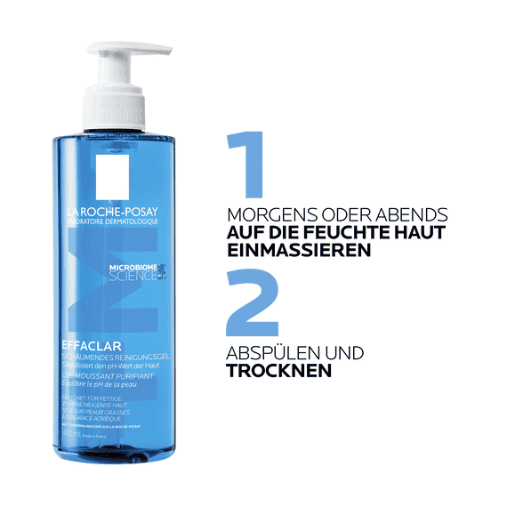 Gel detergente per la pelle grassa e a tendenza acneica