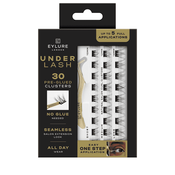 Underlash Pre-Glued Natural Salon Curl Clusters