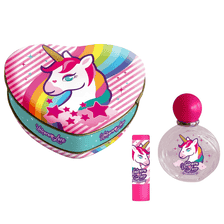 Unicornlove EdT & Lip Stick Heart Tin Case