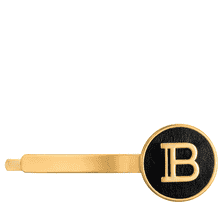 Gold Plated Hair Slide Logo