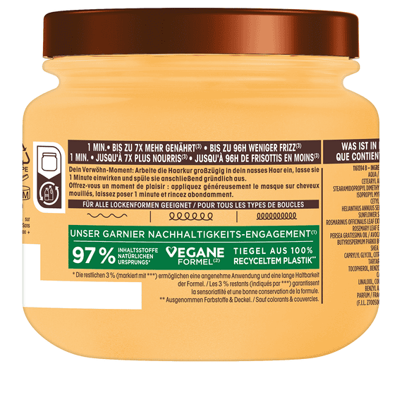 Hair Remedy maschera all'olio di avocado e burro di karité