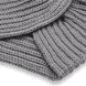 Berretto a turbante in maglia, grigio