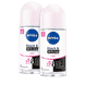 Deo Black & White Invisible Clear Roll-on Duo