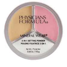 Mineral Wear 3-in-1 Setting Powder - Set/ Bright/ Bake
