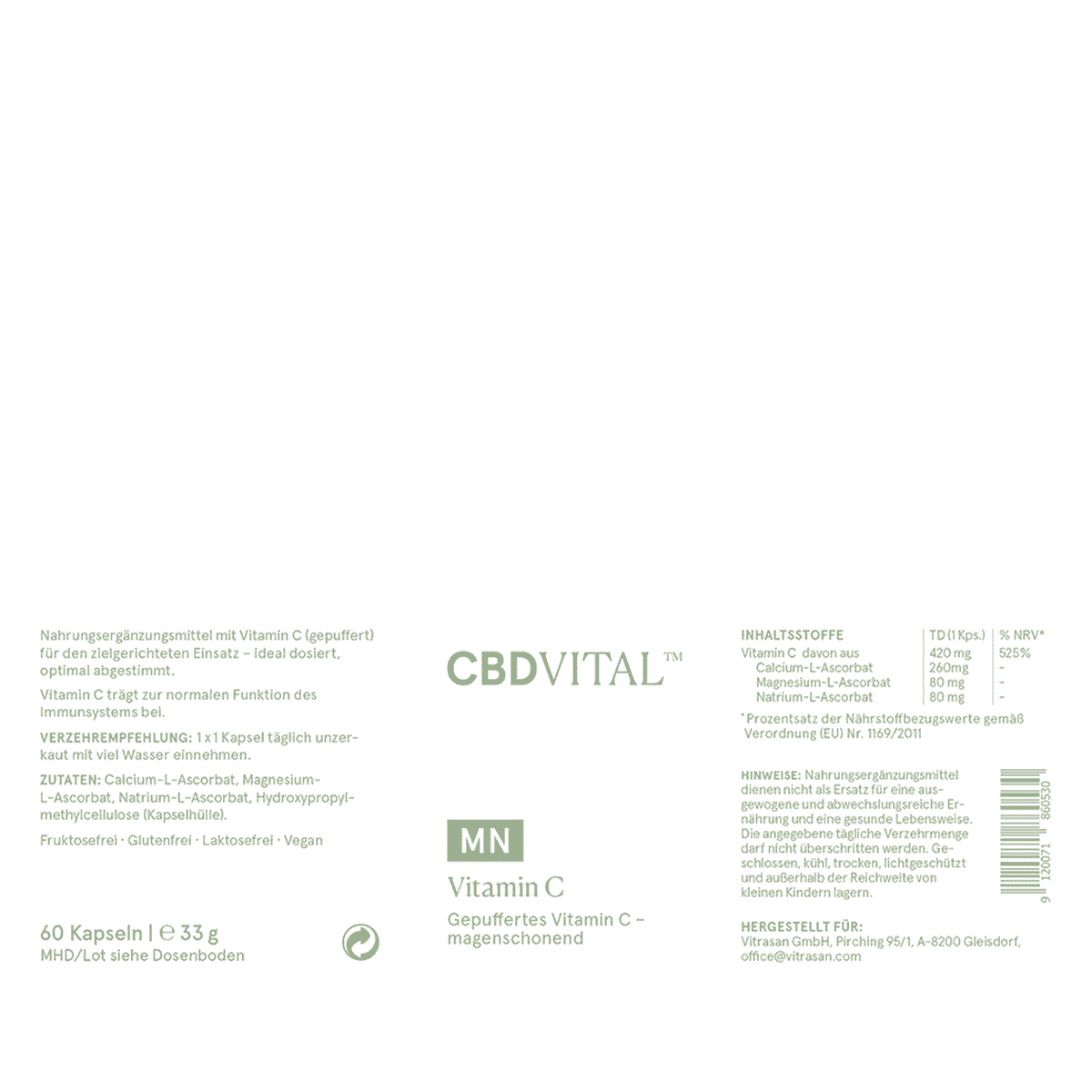 Vitamine C activée - 60 Gélules