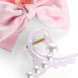 Fermaglio Per Capelli Con Perle E Fermaglio Per Capelli Con Fiocco - rosa
