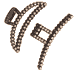 Fashion Hair Clip With Sparkling Stones