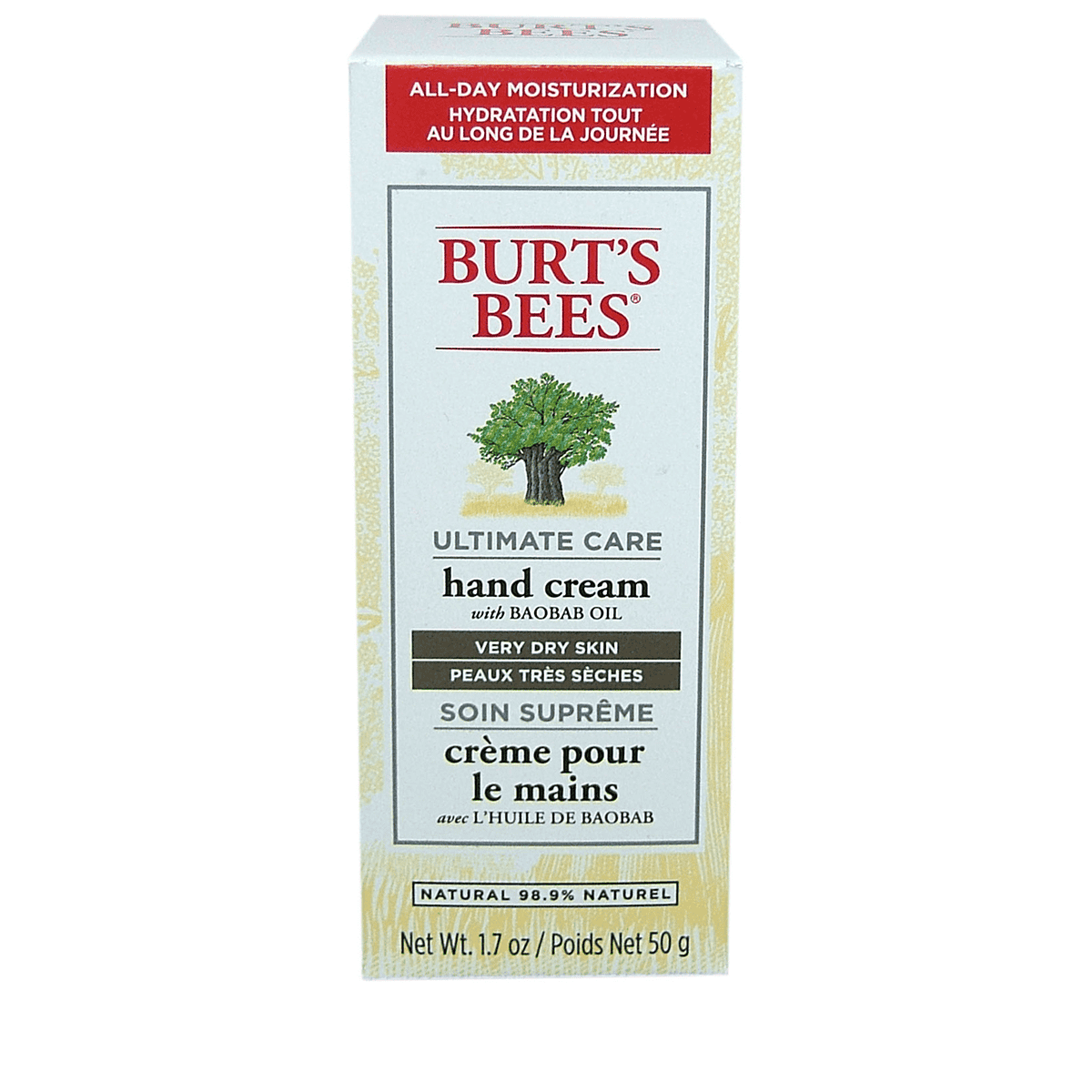 Burt's Bees • Ultimate Care Hand Cream Baobab Oil •