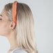 Haarreif und Haarclip in Fake Fur - orange und lila