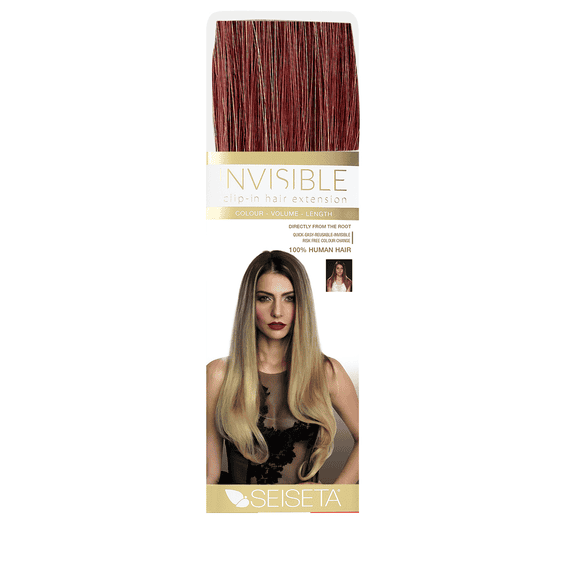 Clip-In Hair Extensions 50/55 cm - 530, deep dark red