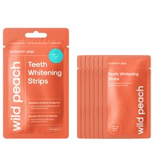 Pop Wild Peach Whitening Strips 7x2