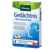 Gedächtnis & Konzentration – 30 Kapseln