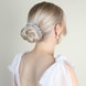 Rhinestone Flowers On Hair Comb