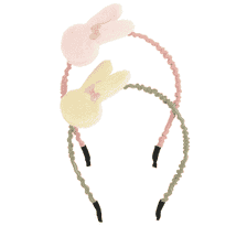 Coniglietto Per Capelli – Verde & Rosa
