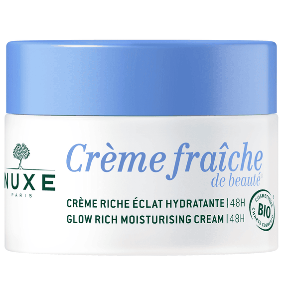 Crème Riche Éclat Hydratante 48H Certifiée Bio 