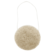 Konjac face sponge with nut extracts