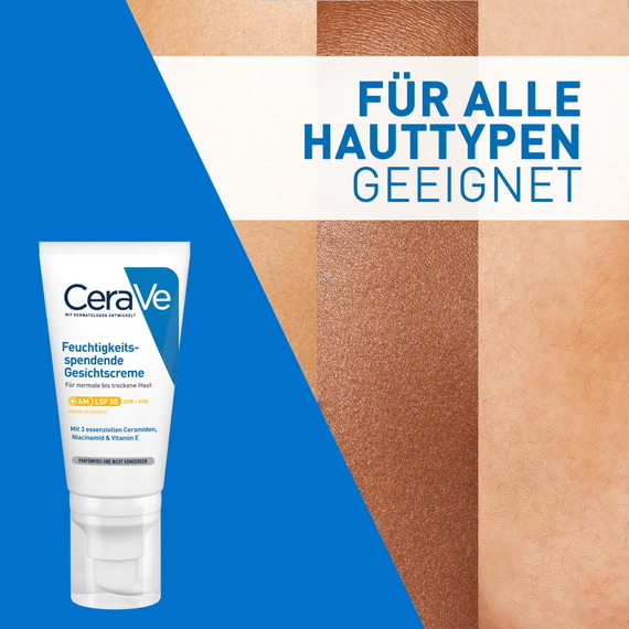 Feuchtigkeitsspendende Gesichtscreme LSF50