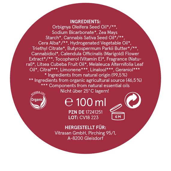 CBD deodorant cream
