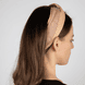 Bandeau de cheveux en raphia avec tissu