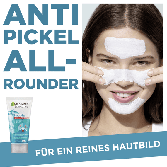 Hautklar 3-in-1 Reinigung + Peeling + Maske