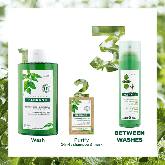Dry shampoo nettle