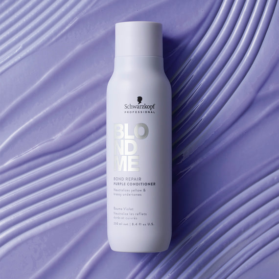 Schwarzkopf Prof.  BlondMe Bond Repair Purple Conditioner 250 ml