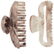 Pince À Cheveux 2 pcs – Marron, Beige