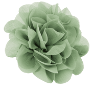 Flower on clip, verde salvia