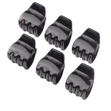 Mini Pinces À Cheveux, 2 cm, 6 pcs. - Noir