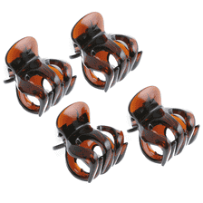 Petite Pince À Cheveux Octopus, 30 mm, 4 pcs. - Havane