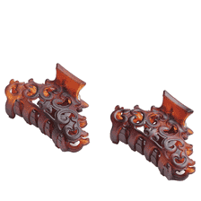 Pinces À Cheveux, 3.5 cm, 2 pcs. Tortue Mat