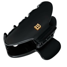 Cellulose Acetate Pince à cheveux Small Black