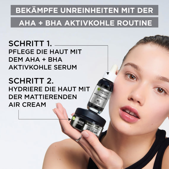 Gesichtscreme 3in1 Mattierende Air Cream AHA+BHA