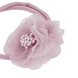 Bandeau de cheveux de bébé super élastique avec deux fleurs, lilas